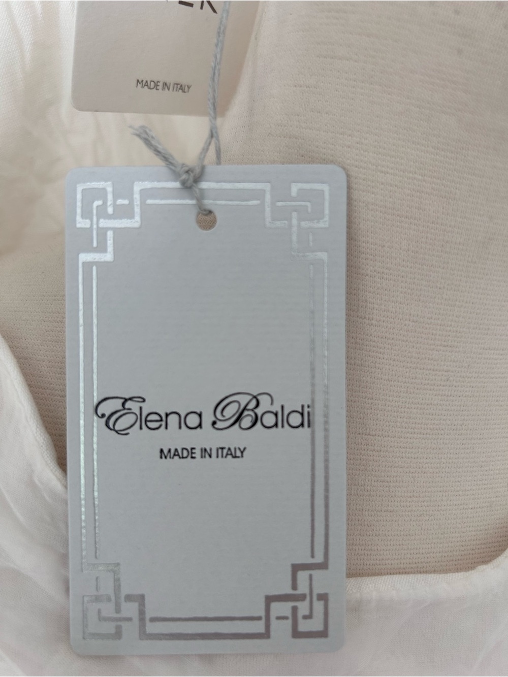 Elena Baldi Women's 100% Silk Caftan Floral Sheer Pullover Blouse Size Large NWT - Picture 9 of 11